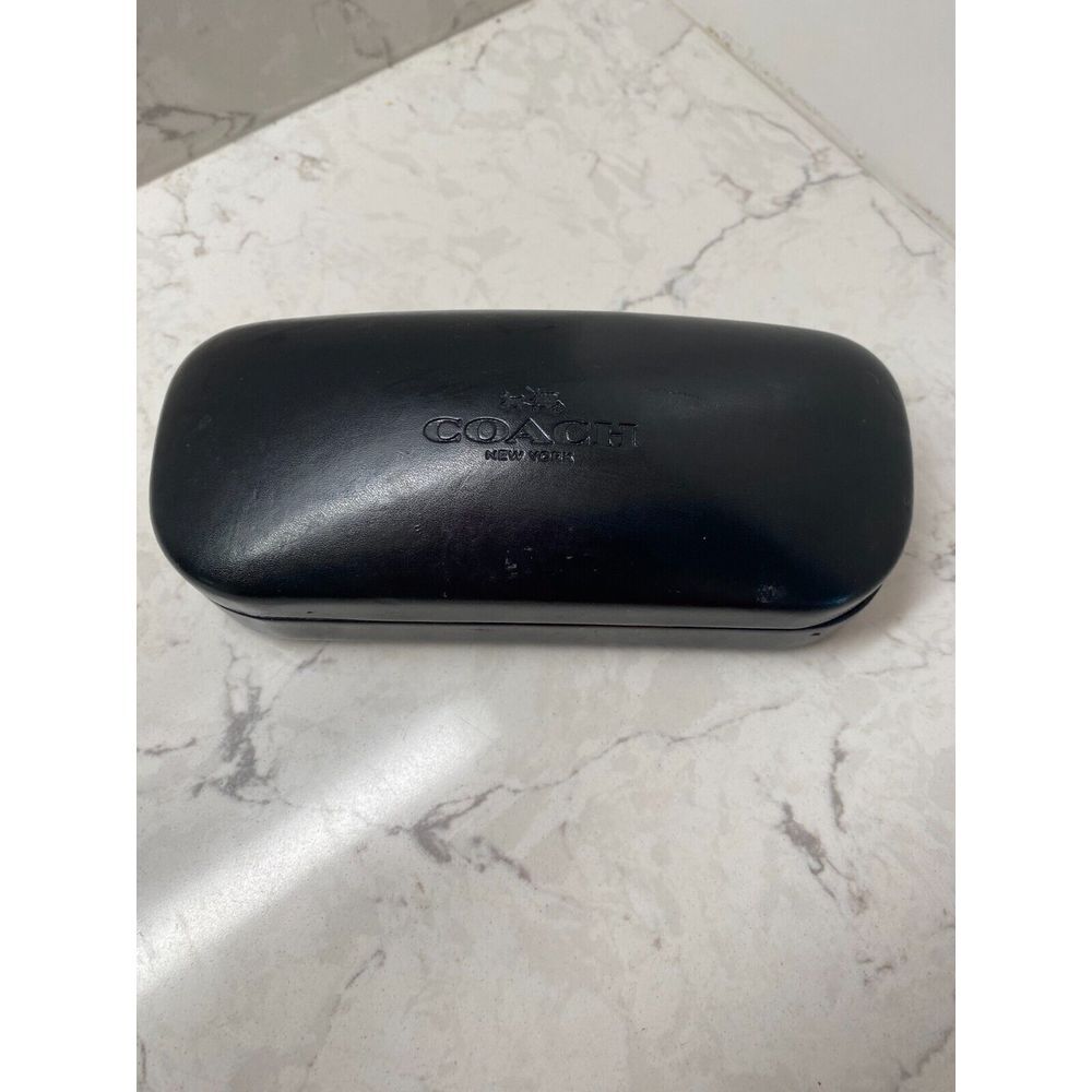 Coach New York Black Hard Clamshell Sunglasses & Eyeglasses Case Only